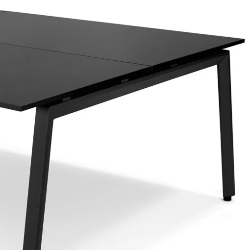 Table de réunion ou bureau bench noir 'AMADEUS SQUARE'