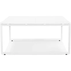 Table de réunion ou bureau bench blanc