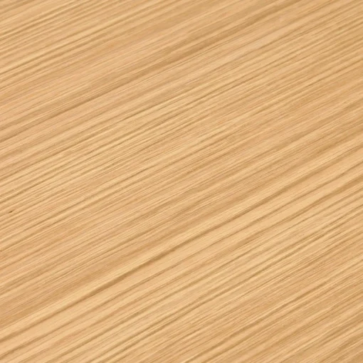 Table de réunion ou bureau bench 'XLINE SQUARE' en bois finition naturelle et métal noir