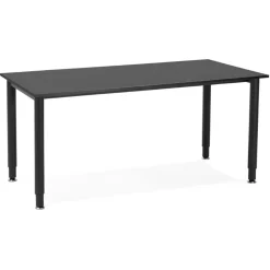 Table de réunion ou bureau design 'FOCUS' noir