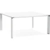 Table de réunion ou bureau bench 'XLINE SQUARE' blanc