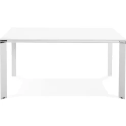 Table de réunion ou bureau bench 'XLINE SQUARE' blanc