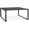 Table de réunion ou bureau bench 'BAKUS SQUARE' noir