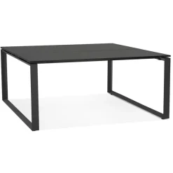 Table de réunion ou bureau bench noir