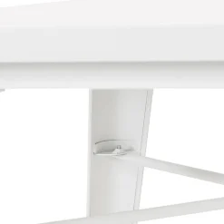 Table De Salle à Manger Blanche Design COLOC Style Industriel