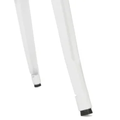 Table De Salle à Manger Blanche Design COLOC Style Industriel