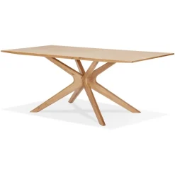 Table de salle à manger 'MANITOU' en chêne massif