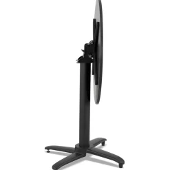 Table de terrasse pliable 'NOCTALI' ronde noire