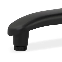 Table de terrasse pliable 'NOCTALI' ronde noire