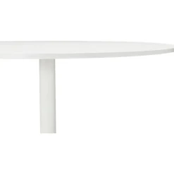 Table en bois ronde blanche EMMA