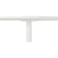Table en bois ronde blanche EMMA