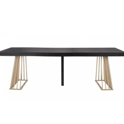 Table extensible Bois Noir EXTENSO