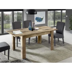 Table extensible 137cm MANGO décor chene