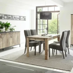 Table extensible 137cm MANGO décor chene