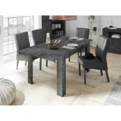 Table extensible 137cm URBINO oxyde