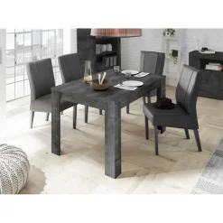 Table extensible 137cm URBINO oxyde