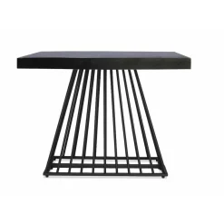 Table Extensible Noir Pieds Noir