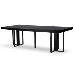 Table Extensible TERESA Noir Pieds Noir