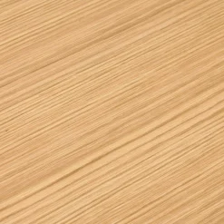 Table haute design 'MAMBO BAR' en bois naturelle avec pied en métal brossé