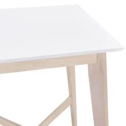 Table haute 'GALLINA' en bois blanc et finition naturelle