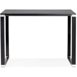 Table haute ou bureau haut 'XLINE HIGH TABLE' en bois noir
