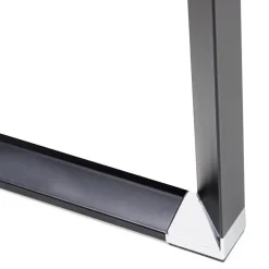 Table haute ou bureau haut 'XLINE HIGH TABLE' en bois noir