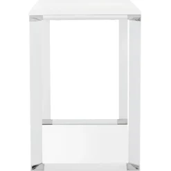 Table haute ou bureau haut 'XLINE HIGH TABLE' en bois blanc