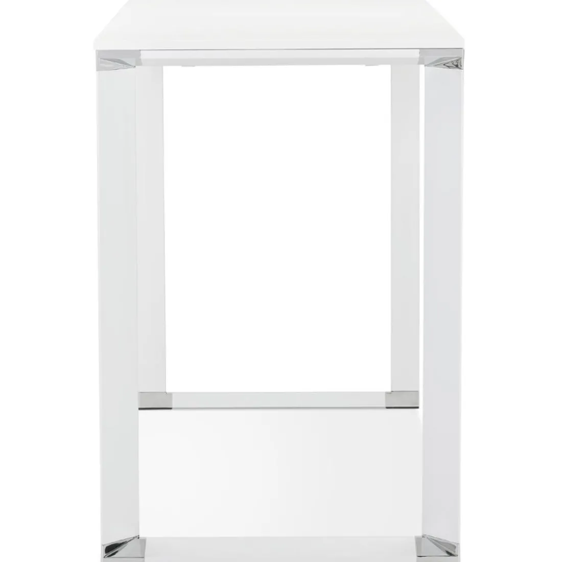 Table haute ou bureau haut 'XLINE HIGH TABLE' en bois blanc