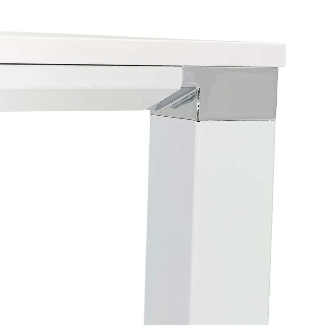Table haute ou bureau haut 'XLINE HIGH TABLE' en bois blanc