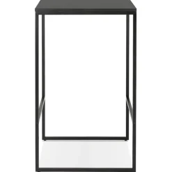 Table haute style industriel 'ORTOS' noire idéale pour les professionnels