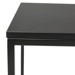 Table haute style industriel 'ORTOS' noire idéale pour les professionnels