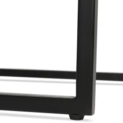 Table haute style industriel 'ORTOS' noire idéale pour les professionnels