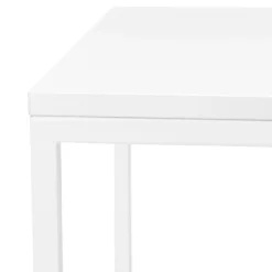 Table haute style industriel 'ORTOS' blanche idéale pour les professionnels