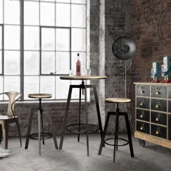 Table Mange Debout 2 Tabourets Réglables ARIA