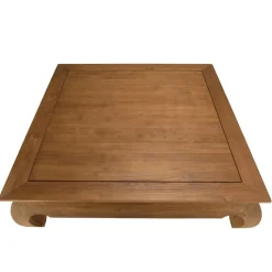 Table opium en bois de teck recyclé massif SIXTINE