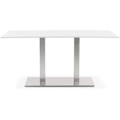 Table ou bureau design 'DENVER' blanc
