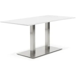 Table ou bureau design 'DENVER' blanc
