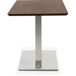 Table ou bureau design 'MAMBO' en bois finition Noyer