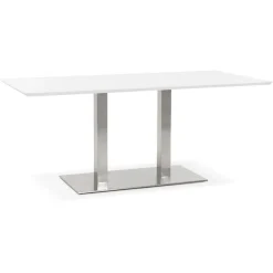 Table ou bureau design 'MAMBO' blanc