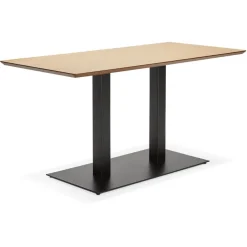 Table ou bureau design 'ZUMBA' en bois finition naturelle