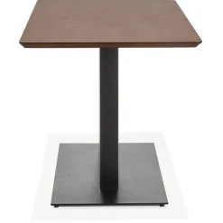 Table ou bureau design 'ZUMBA' en bois finition Noyer