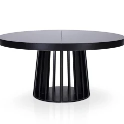 Table ovale extensible Eliza Noir