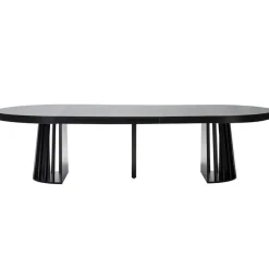 Table ovale extensible Eliza Noir