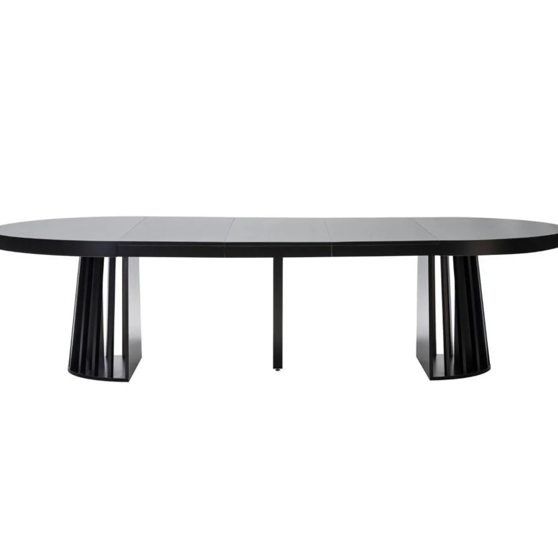 Table ovale extensible Eliza Noir