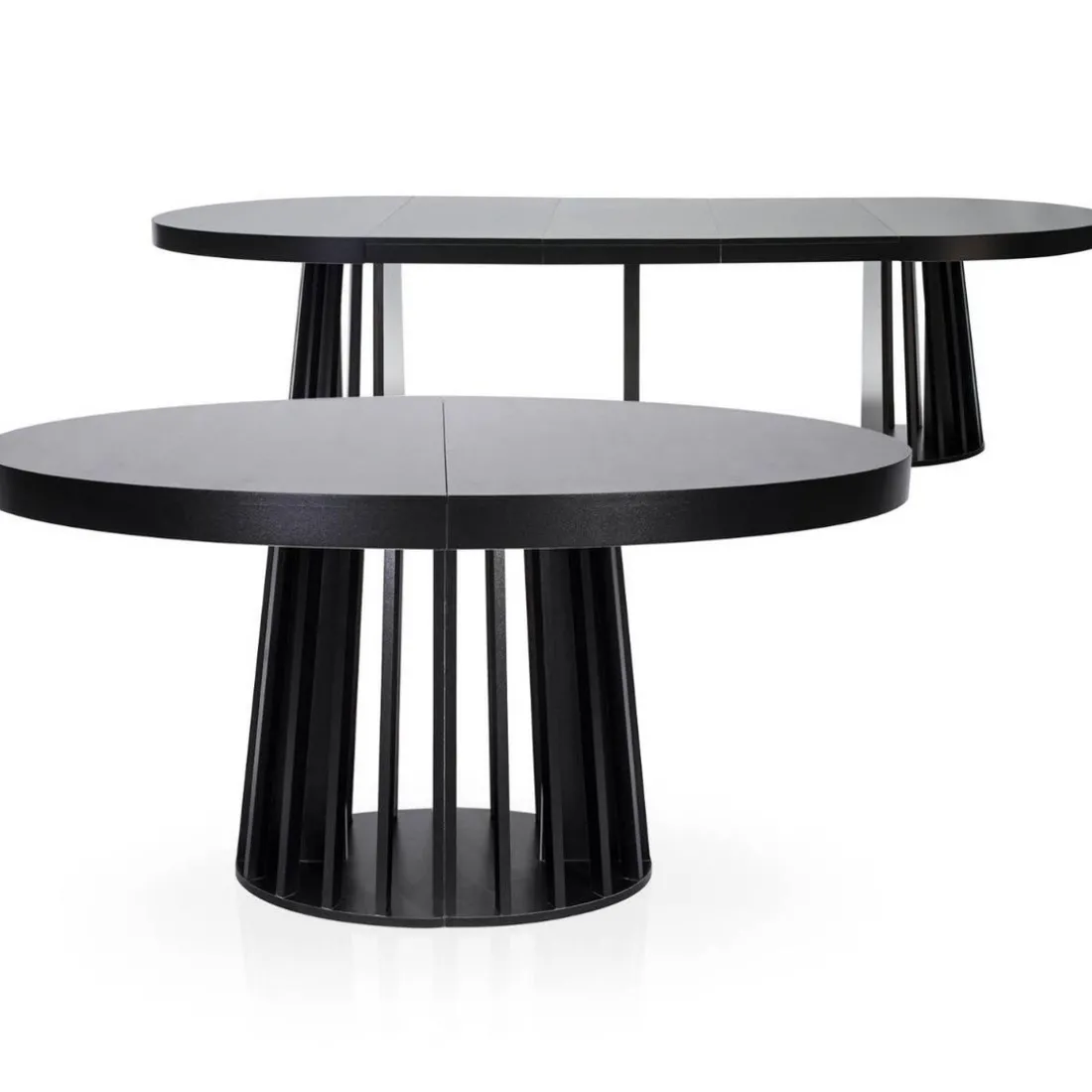 Table ovale extensible Eliza Noir