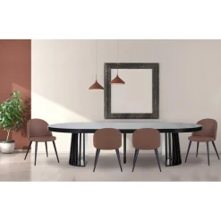 Table ovale extensible Eliza Noir