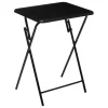 Table Pliante 48 X 38 cm Noir H 64
