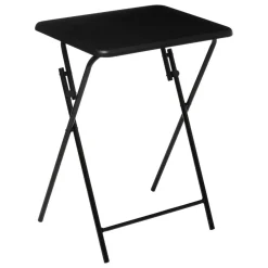 Table Pliante 48 X 38 cm Noir H 64