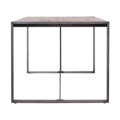 Table repas 180 cm en Bois Naturel Foncé