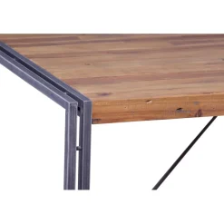 Table repas 180 cm en Bois Naturel Foncé